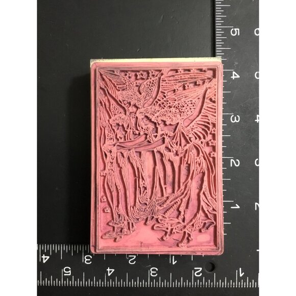 Inkadinkado Angels Rubber Stamp - Picture 2 of 4